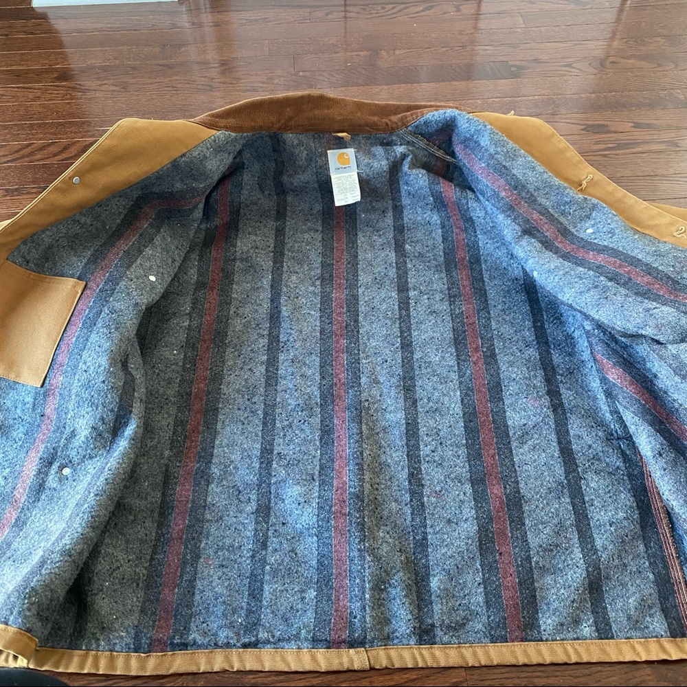 Vintage Carhartt Blanket Lined Duck Jacket - Picture 11 of 16